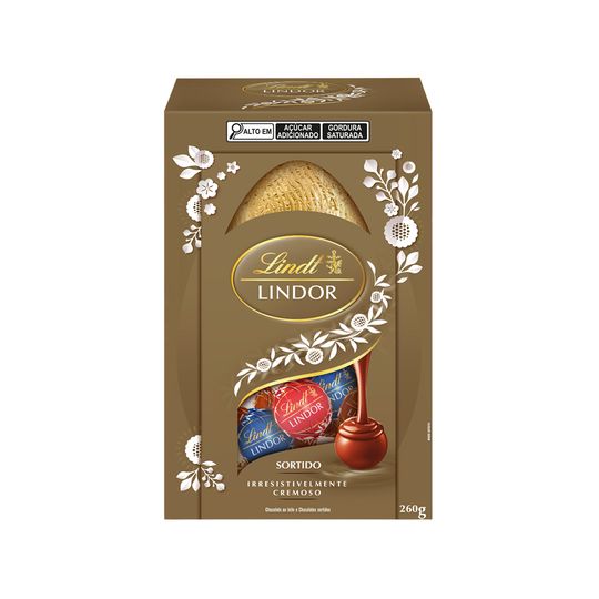 Ovo Lindt LINDOR Sortido 260g